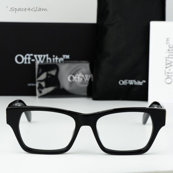 Off-White Women Eyeglasses Black Square OERJ07E STYLE 7E 1000 NEW AUTHENTIC main image 6